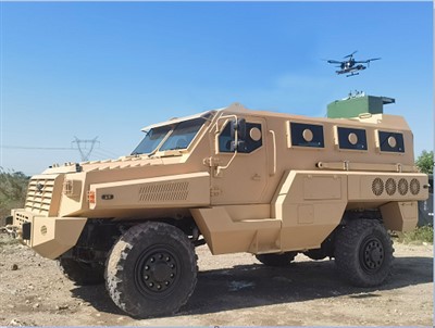 Drone Mine Detection Vehicle